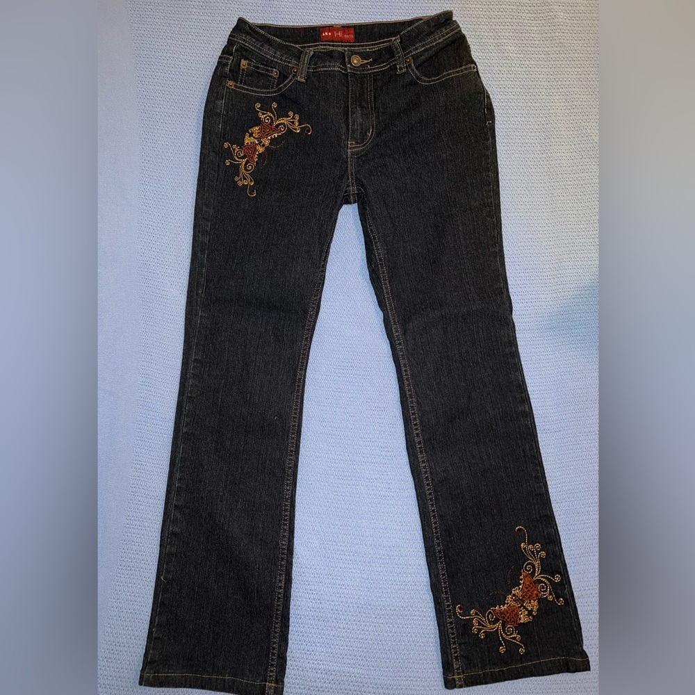 Hi Jeans Stretched Denim Dark Wash Jeans Size 2 EXC!